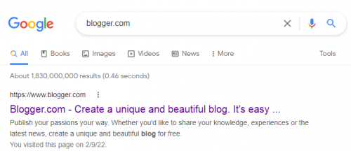 Blogger Official Website