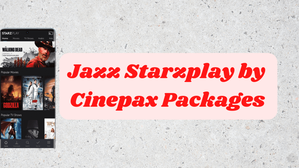 Jazz Starzplay by Cinepax Packages Latest
