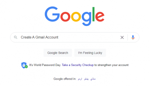 Create A Gmail Account On Google