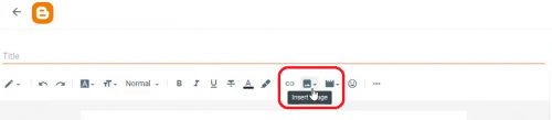 How To Add Image In Blogger Post Insert Option